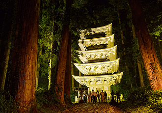 National treasure:5-story Pagoda of Mt. Haguro